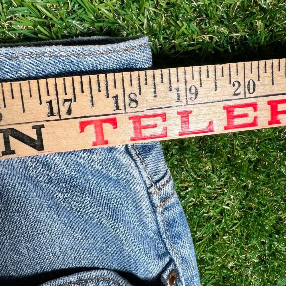 Levis 505 Regular Fit Mens Light Wash Blue Denim Jeans 38x29